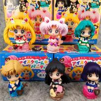 Anime Sailor Moon 20-mečio Versija. Tsukino Usagi Jūreivė Marsas Merkurijus Venera Jupiteris PVC figūrėlės Kolekcionuojami modeliai Žaislai Lėlė