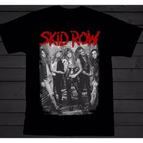 SKID ROW Amerikietiški Juodi Unisex Medvilniniai Marškinėliai Vyriški Marškinėliai Juodi Laisvalaikio Apvaliu Kaklu Medvilniniai Marškinėliai Grafiniai Trumpomis Rankovėmis Marškinėliai - Aš... S įvairiaspalvis