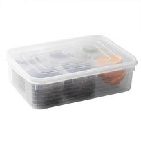 6 Pcs Food-Grade Freezer Soup Containers Fridge Organizers Dividers for Bone/Chicken Stock.Plastic Soup Cubes Trays With Lids