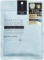 Quality 1st Dermalaser Super AZ100 Mask Face Pack Sheet Mask Shine Sebum Control Made in Japan (7 sheets) / & (Azelaic Acid) mėlyna