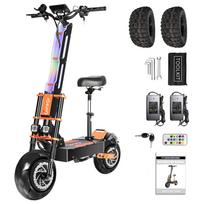 X8 PRO 10000W Dvigubo Variklio 60v Elektrinis Paspirtukas 13 Colių Didelės Visureigių Padangos Maksimalus Greitis 85km/h Lcd Ekranas Sulankstomas Paspirtukas su Sėdyne 8000W-60V-30AH