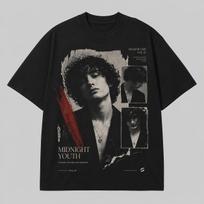 Sombr Barely Know Her Album Tour Graphics TShirt Unisex Cotton Oneck Short Sleeve Y2K Summer Top for Women and Unisex Fan Gift S