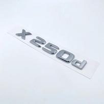 3D Chromuotos Raidės X250d X350d 4Matic Etition 1 Emblema Mercedes Benz X Klasės Automobilio Sparno Ženklelis Bagažinės Pavadinimo Plokštelė Logotipo Lipdukas