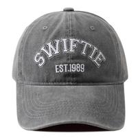 Aukštos kokybės Swiftie 1989 siuvinėtos beisbolo kepurės vyrams ir moterims, reguliuojamos, madingos, vintažinės, skalbtos, Taylor gerbėjų medvilninės kepurės tėčiui Adjustable