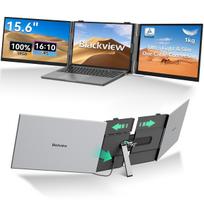 Blackview DCM8 Pro 15,6  Dvigubas nešiojamas monitorius Itin plonas 4,6 mm, 1,2 kg, TÜV mažas mėlynos šviesos kiekis pilka