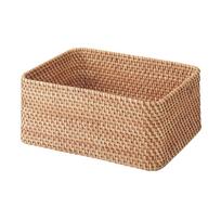 MUJI Dėžė stačiakampė, pinti rotango, sukraunama, vidutinio dydžio W36 x D26 x H16cm 47381306 Krepšys - (V) apytiksliai