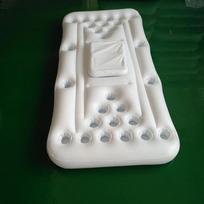 2025+ Beer Pong Pool Mat 28 Cup Hole Floating Row Inflatable Swimming Pool Mattress Water Table Entertainment Floating Pad China Mainland