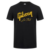 Gitara Gibson Marškinėliai Vasariniai Vyriški Trumpomis Rankovėmis Medvilniniai Marškinėliai Gibson Les Paul Vyriški Viršutiniai Marškinėliai Tee LH-094 Dviračių Džersis - Vyriškas Vasaros... S įvairiaspalvis