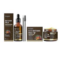 Batana Oil for Hair Growth Set - Raw Batana Oil Essence Oil + Batana Oil Hair Mask, Organic Batana Oil from Honduras for Scalp Care - Deep Nourishes 1PCS