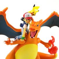 Anime Ash Ketchum Lizardon Mega Charizard Action Figure Model Toys for Children Birthday Gift Dolls 20cm