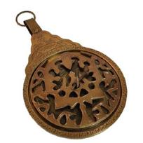 Astroliabas Gaublys Jūrinis Navigacinis Astrologinis Kalendorius Replika Gražus Rankomis Graviruotas Arabiškas 21,59 cm