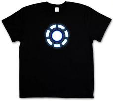 Arc Reactor Ii T Shirt Iron Avengers Tony Stark XL blue