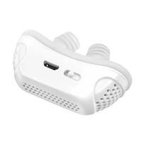New Electric Anti Snore Device Nose Clip Anti-Snoring Stopper Snoring Solution Aid Guard Night Better Breath Sleep Care Machine balta