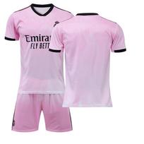 2022-23 Real Madrid rožiniai bendro prekės ženklo atminimo marškinėliai #9 Benzema #7 Hazard #10 #20 Futbolo marškinėliai M