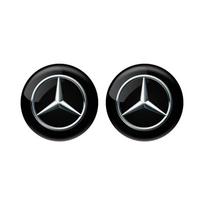 2 vnt. Automobilio stiliaus Užrakto rakto skylutės lipdukai Apdaila Apsauga Mercedes Benz C180 C200 C260 C300 W108 W124 W126 W140 W168 W169