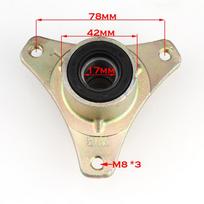 15mm/17mm 3 Stud Front Wheel Knuckle Spindle 5 /6  Wheel Hub For DIY 110cc 168 200F Go Kart Buggy ATV UTV Quad Bike Parts D-1 pc Hub 17mm