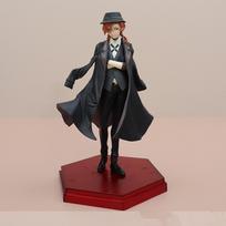 18cm Nakahara Chuuya Dazai Osamu PVC Veiksmo figūrėlė Bungo Stray Dogs Figūrėlė Kolekcionuojamas Modelis Žaislai Vaikui Dovana Ornamentai Lėlė Žaislas without box