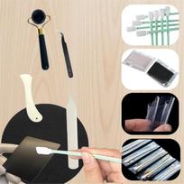 86Pcs Tools Trading Card Care Accessory Kit, Sports Card Care Repair Flattening Kit, for Card Care or Cleaning and Paper China Mainland