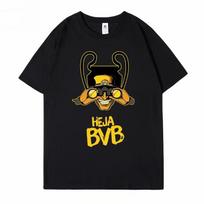 Borussia Dortmund marškinėliai trumpomis rankovėmis Bundeslygoje ir Bumblebee vyriški marškinėliai trumpomis rankovėmis Čempionų lygoje... S įvairiaspalvis