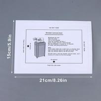New 5/10PCS Paper Shredder Lubricant Sheets Shredder Lubricating Oil Portable Paper Type Lubricating Oil For Shredder