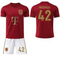 2526 Klubas Nr. 9 Kane Marškinėlis Sportinis Auksinis Bayern 125-mečio Futbolo Rinkinys #24