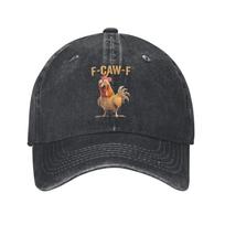 Pavasaris F Caw F Cituojantis Gaidys Memas Beisbolo Kepuraitė Saulės Apsauganti nuo Saulės Skalbta Trucker Kepuraitė Unisex Vyriška Laisvalaikio Žygiai Žvejyba Snapback Kepuraitė Adjustable