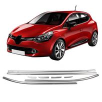 Šoninių langų apdailos nerūdijančio plieno chromuotos Renault Clio 4 Hb 2012