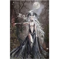 Full 5D Diy Diamond Painting Moonlight Miko Diamond Embroidery Cross Stitch Home Decor Handmade Gift 25x30cm