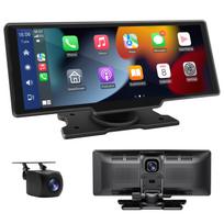 [carabc] 9,3 colio Carplay ekranas, skirtas automobilio stereofoniniam Full HD jutikliniam ekranui su Carplay ir Android Auto 9.3" juoda