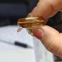 Kavos spalvos rožinio aukso žiedas gitaros stygos nerūdijančio plieno žiedas inkrustuotas viskio statinės medžio raštu žiedas vyrams sužadėtuvėms 6 bronza