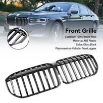 Blizgančio Juodo Priekinės Grotelės Grotelės Tinka BMW 7 Serija G11 G12 2019-2022 Viena Juosta