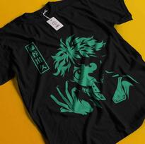 Deku marškinėliai My Hero Academia Bakugo Katsuki marškinėliai Anime Midoriya Dabi Shoto marškinėliai S