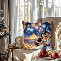 A-Aladinas Animacinė Pasaka Istorija Pagalvės Užvalkalas Kvadratinė Pagalvė Miegamasis Sofa Laisvalaikio Komfortas Automobilis Svetainė Namų Dekoras 40X40 16x16Inch white