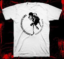 Adam and the Ants Dirkas Dėvi Baltas Kojines Pakartotinai Išleisti Juodi Vyriški Marškinėliai S-5XL Unisex Marškinėliai XL white