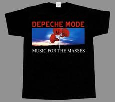 DEPECHE MODE MUSIC FOR THE MASSES NAUJI JUODI MARŠKINĖLIAI CS300 Unisex Marškinėliai XXXXL