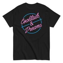 Kokteiliai ir svajonės - 80-ųjų filmo citata - Parodijos kokteilių marškinėliai - Unisex Unisex T-shirt S