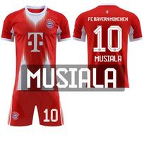 2025-26 Bayern namų marškinėliai #9 Kane #10 Musiala Futbolo marškinėliai 20