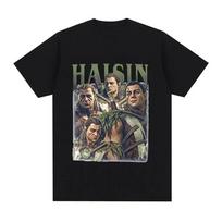 Retro Astarion Halsin Baldurs Gate 3 Graphic T Shirt Men's Gothic Short Sleeve T Shirts Male Casual Oversized T-shirt Y2K - M... S įvairiaspalvis