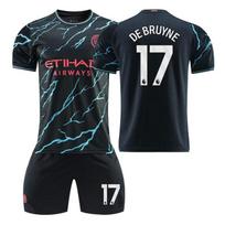 2023-24 Man City trečiasis marškinėlis #17 Futbolo marškinėliai M black