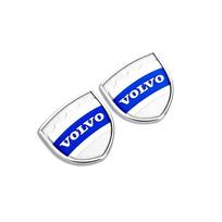 2 VNT 3D Stereo Briedžio Logotipo Skydo Ženklelis Automobilio Kėbulo Bagažinės Lipdukas Volvo V50 S60 XC60 S40 XC40 XC90 V60 S80 S90 V90 V70 V40 S70