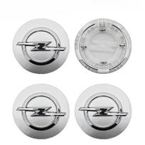 4 vnt. 53/58/64 mm automobilio ratlankio dangtelis, ratlankio centrinio dangtelio ženklelis Opel Astra H G J Insignia Mokka Zafira Corsa Vectra C D