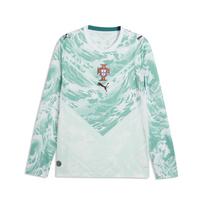 Puma Portugal Long-Sleeved Away Jersey Puma White-Green Lagoon Men Tops 783289-02 XL