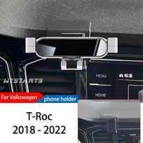 Automobilio telefono laikiklis Volkswagen T-ROC 2018-2022 GPS Specialus Gravitacinis Navigacijos Mobilusis Laikiklis 360 Laipsnių Besisukantis tvirtinimo stovas