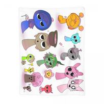 Funny Sprunki Game Bruh Blanket Warm Cozy Fluffy Cartoon Throw Blankets for Couch 50x60 Inch Multi-size Rug Piece 130x150cm