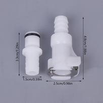 3/8 Pom Medicininis Skydelio Montuojamas Moteriškas Greito Atjungimo Jungtis Žarnos Antgalis Oras Vanduo Cpc Jungtys