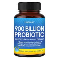 900 mlrd. probiotikų maisto papildas, 120 daržovių kapsulių buteliuke 120 Capsules blue