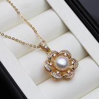 New Black Natural 925 Silver Pearl Pendants Women,Freshwater Pearl Pendant Wife Mother Birthday Gift White Purple