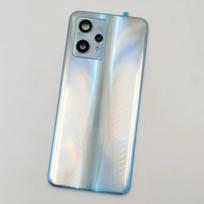 Stiklas, skirtas Realme 9 Pro Plus baterijos dangtelio galinių durelių dangtis Realme 9 Pro+ galinis korpuso skydelis + fotoaparato objektyvo klijai Sunrise Blue