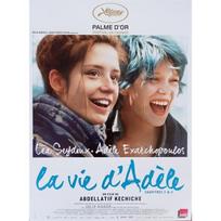 ADELE GYVENIMAS Originalus kino plakatas Susuktas Mažas formatas 54x40cm Adèle Exarchopoulos Léa Seydoux mėlyna