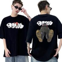 Rapper Mf Doom Graphic T Shirts Madvillainy Metal Music Album T-shirt Men Women Punk Vintage Oversized Cotton Tshirt Streetwear S juoda